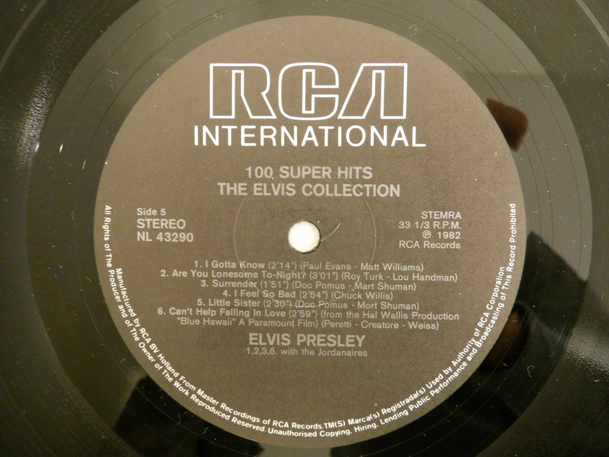 LP-box "100 superhits - The Elvis Collection"