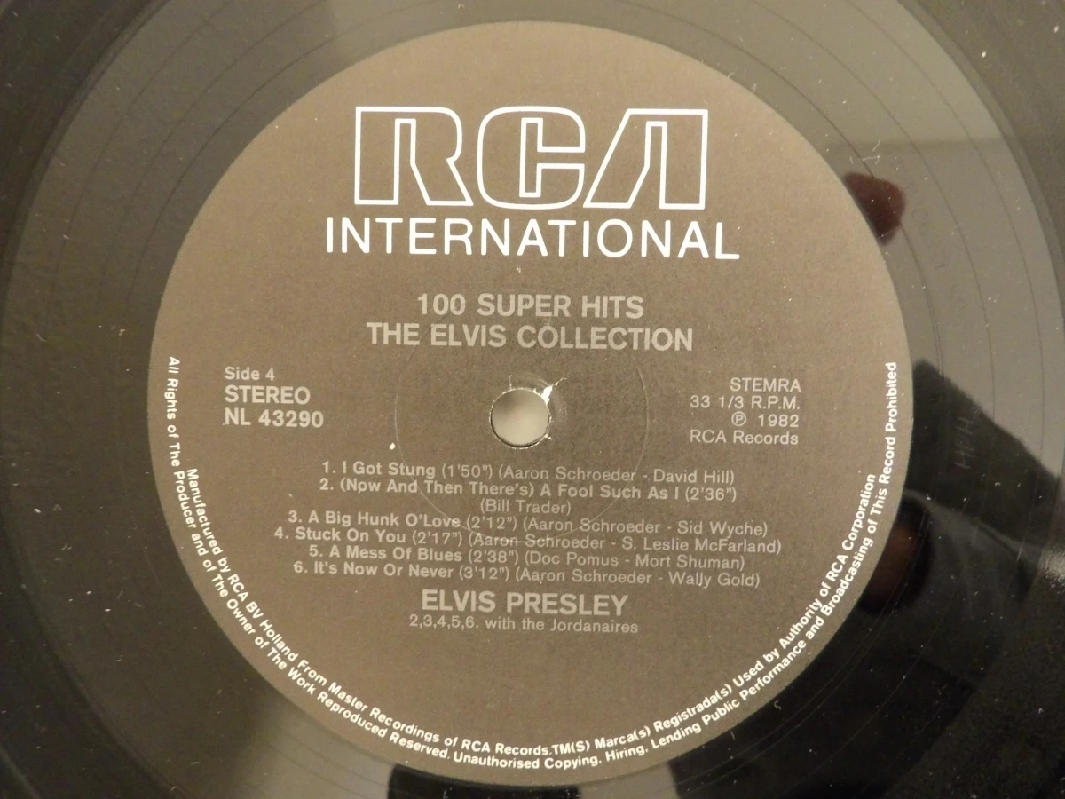 LP-box "100 superhits - The Elvis Collection"