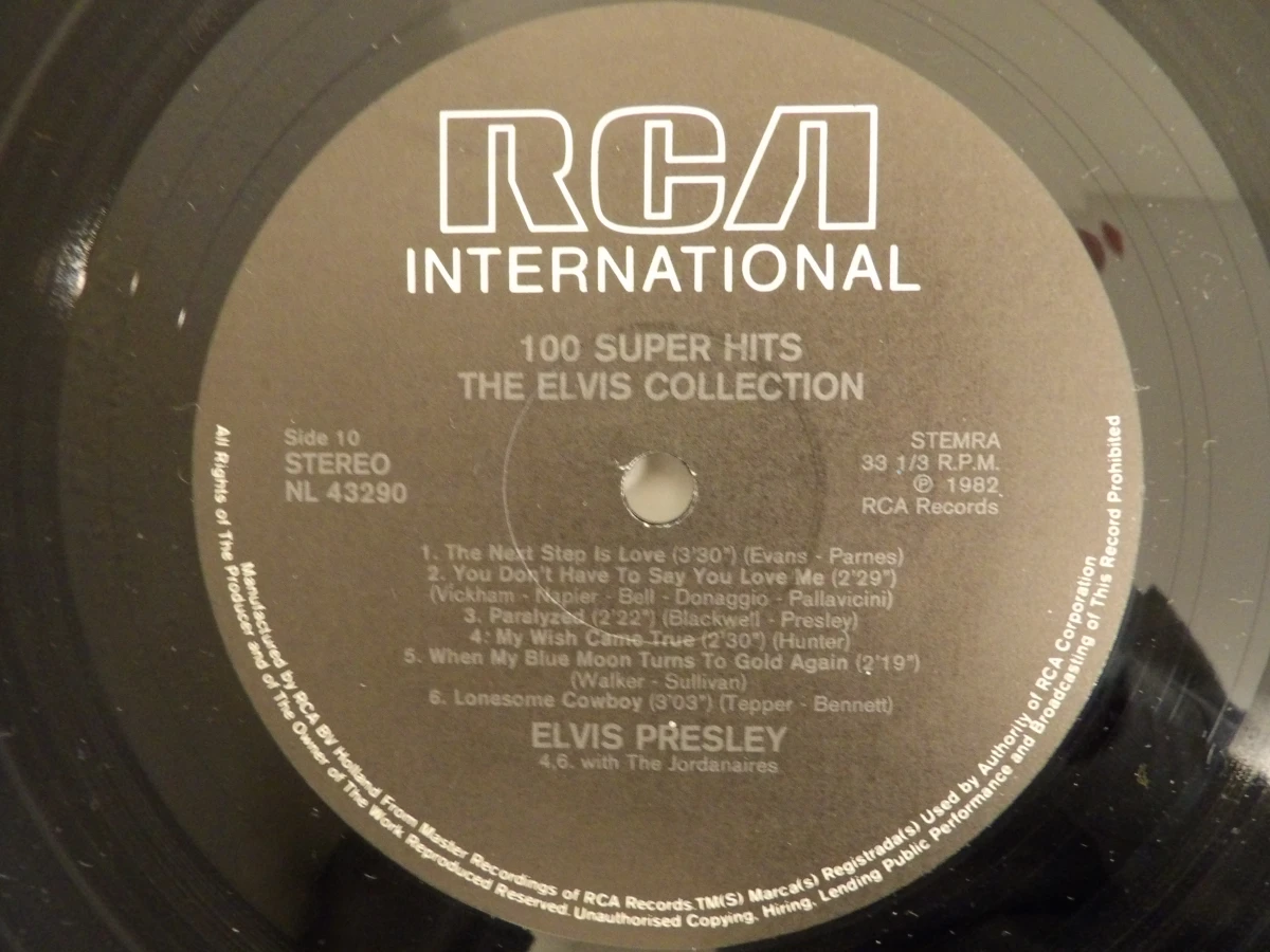 LP-box "100 superhits - The Elvis Collection"