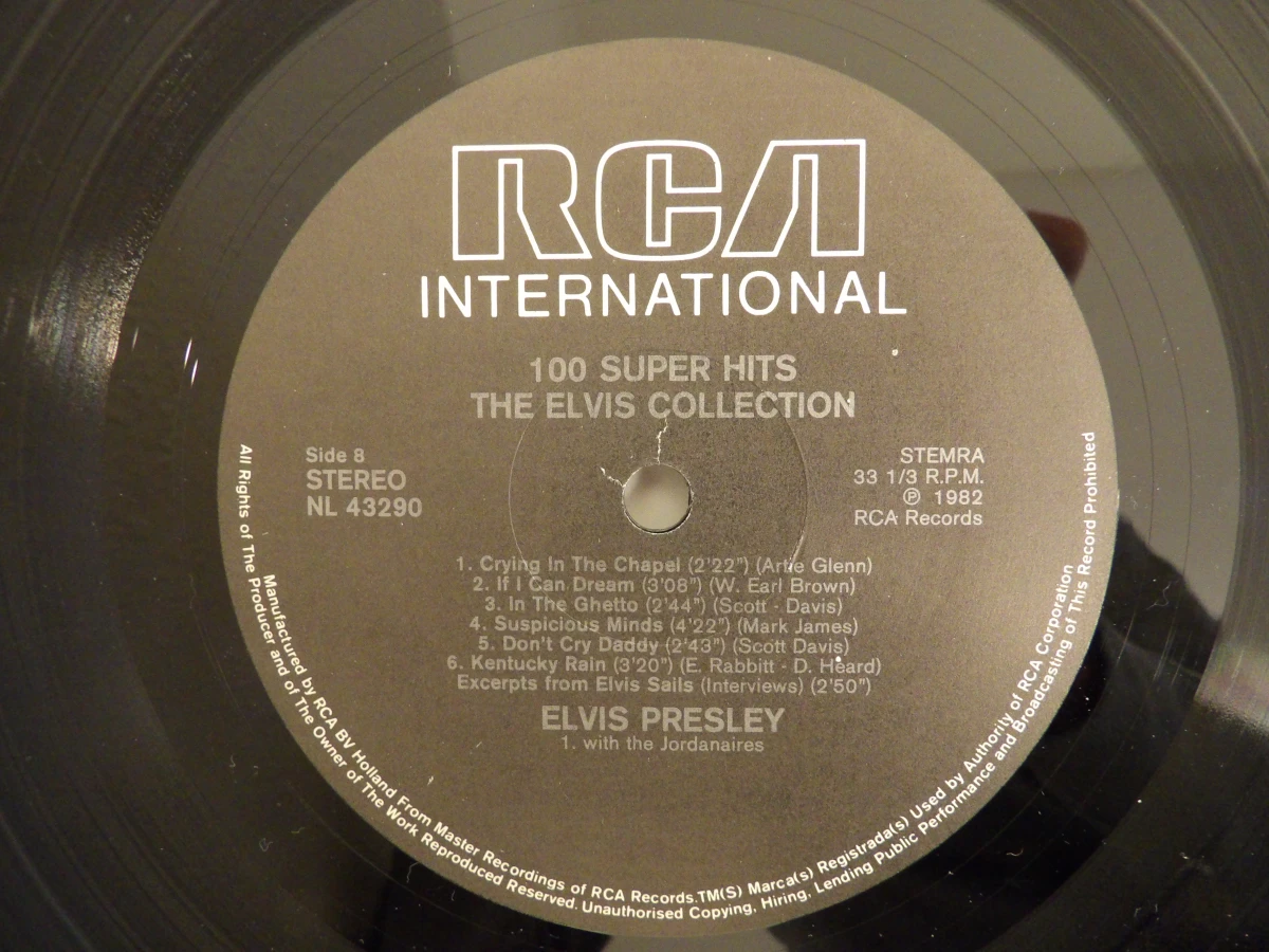 LP-box "100 superhits - The Elvis Collection"