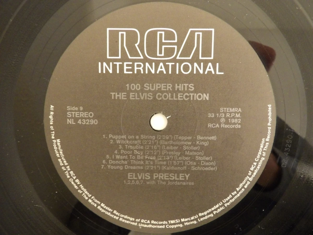 LP-box "100 superhits - The Elvis Collection"