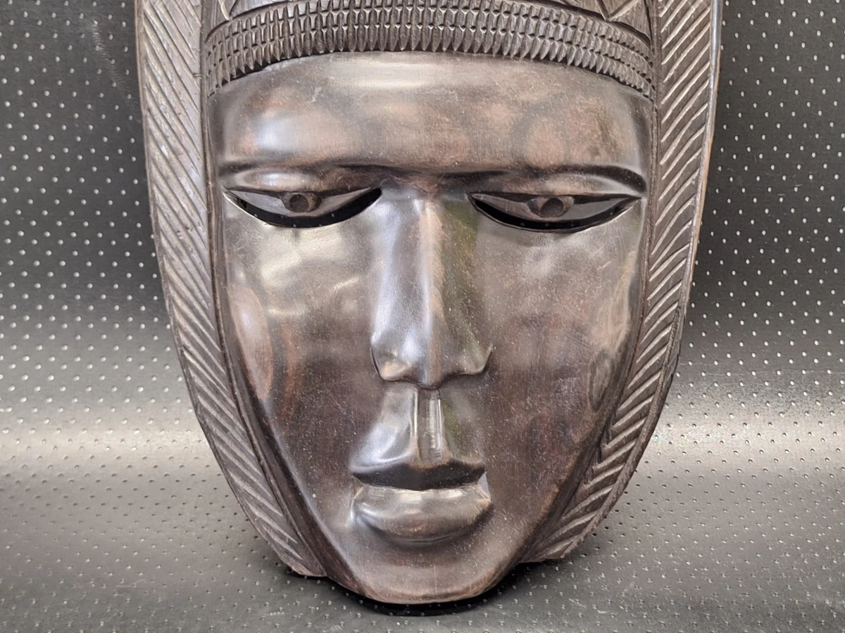 Set van 3 handgesneden decoratieve maskers - Afrikaans en precolumbiaans geïnspireerd - foto 17
