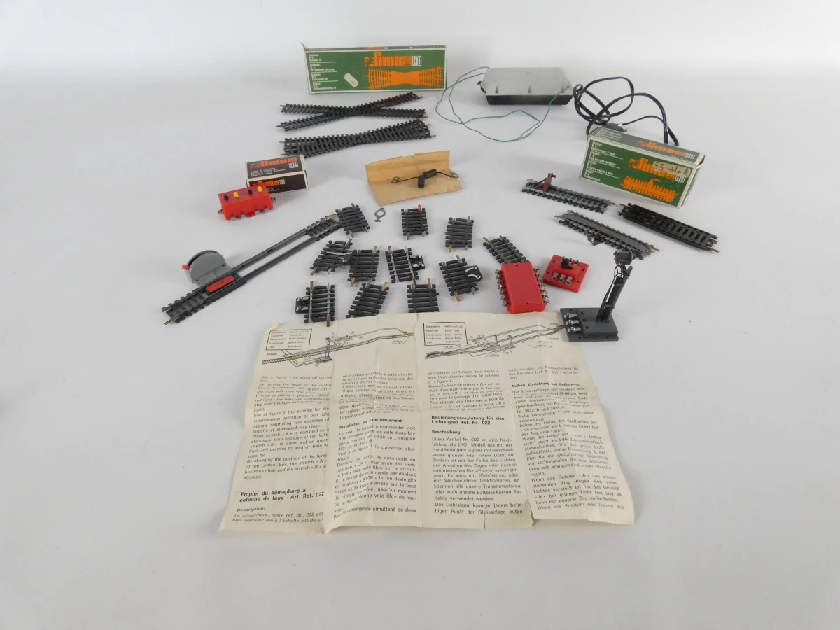 Lima modeltrein set met rails en accessoires in originele dozen