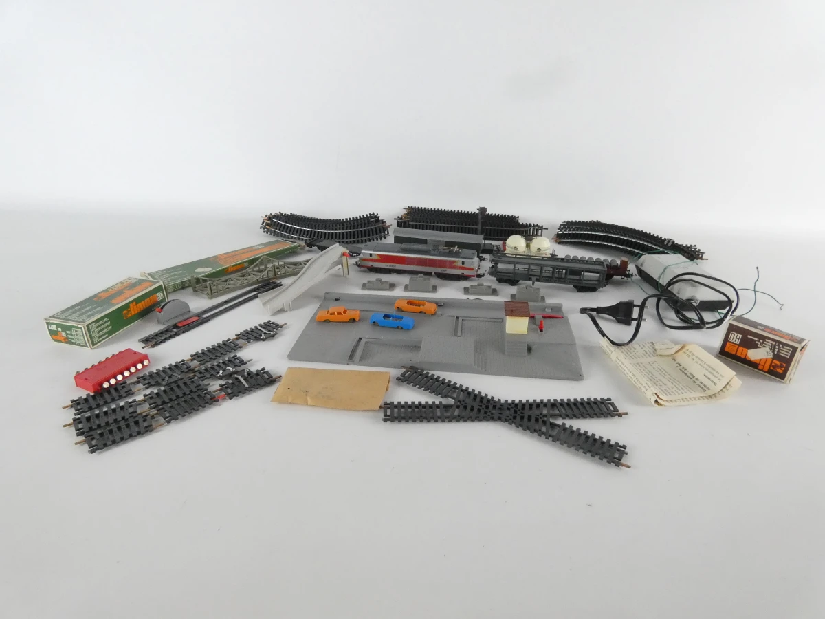 Lima modeltrein set met rails en accessoires in originele dozen