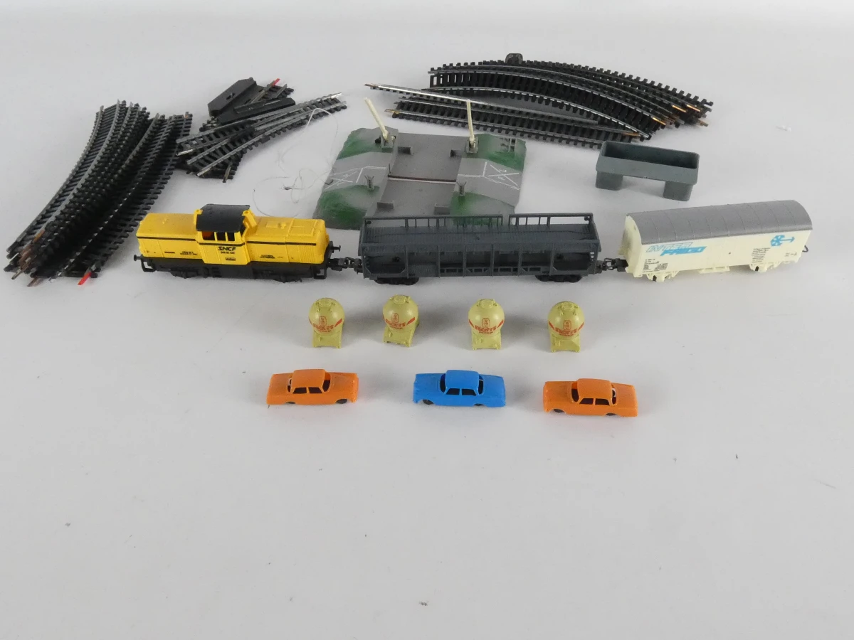 Lima modeltrein set met rails en accessoires in originele dozen