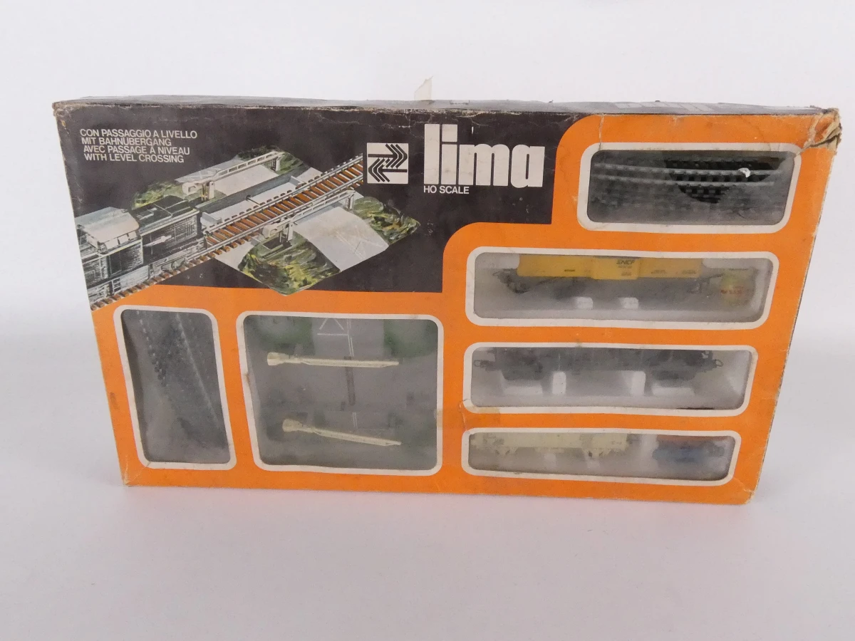 Lima modeltrein set met rails en accessoires in originele dozen