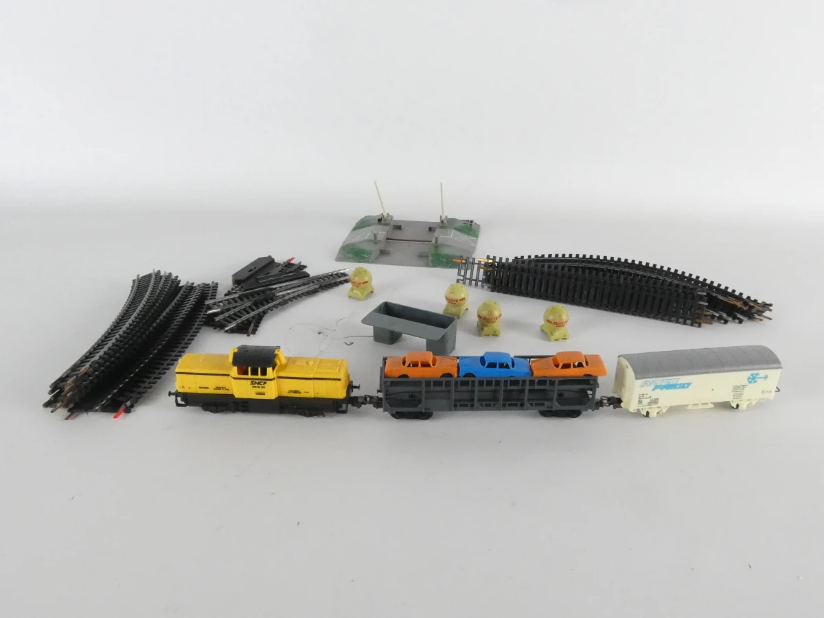 Lima modeltrein set met rails en accessoires in originele dozen