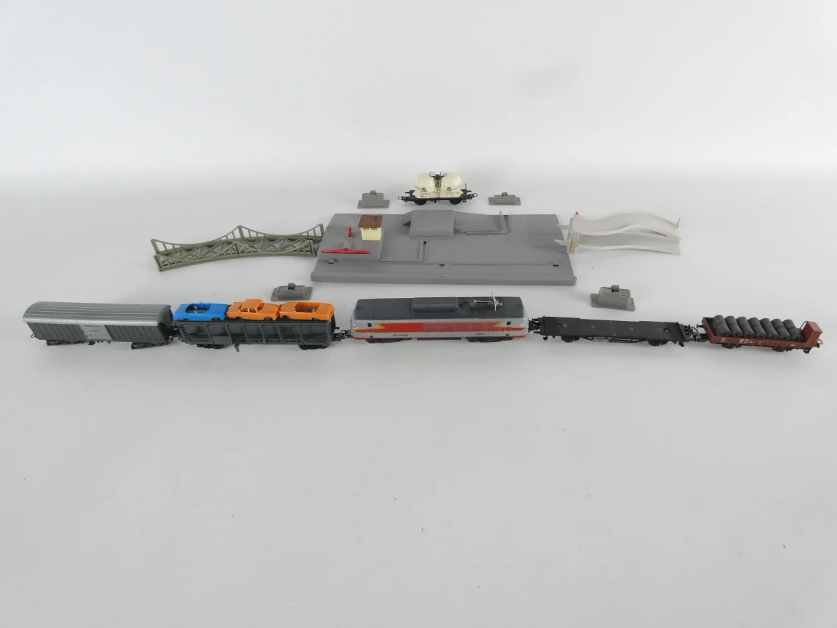 Lima modeltrein set met rails en accessoires in originele dozen