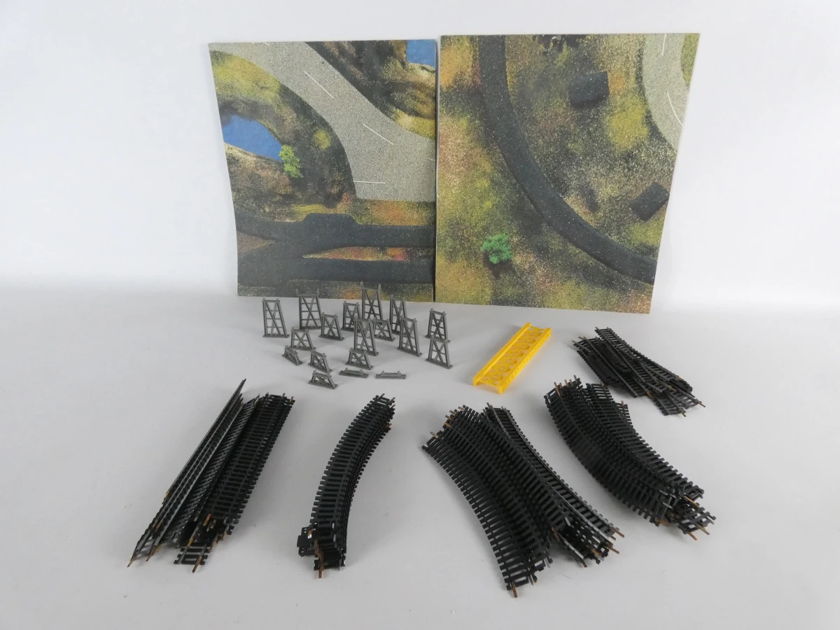 Lima modeltrein set met rails en accessoires in originele dozen