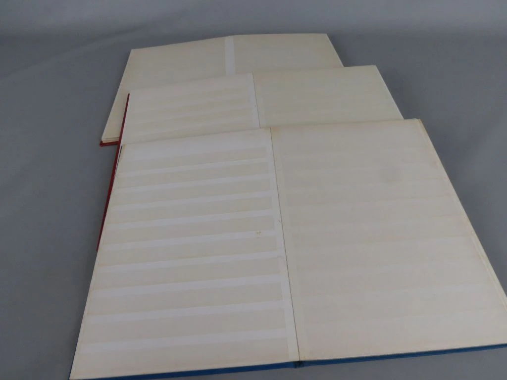 Set van 3 lege Edelweis postzegelalbums
