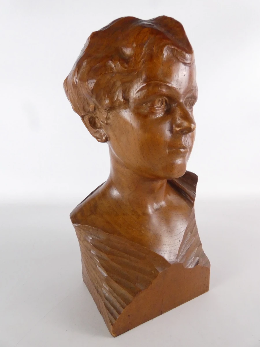 Replica Art Deco-buste – naar Émile Bourgeois (1927)