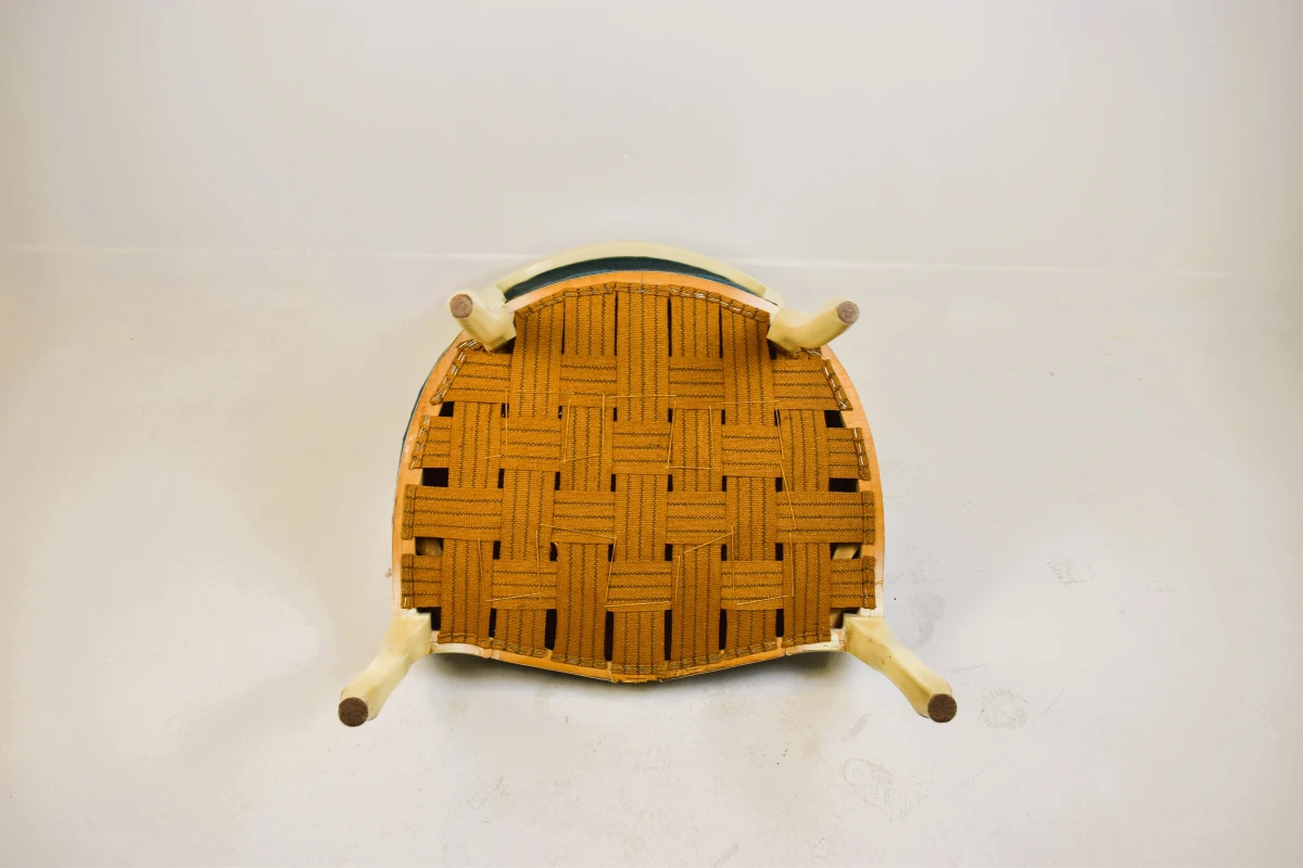 Louis XV-stijl fauteuil met petit point bekleding ca. 1950–1970 - foto 8