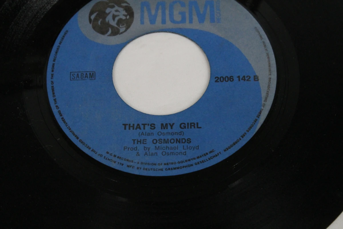 The Osmonds - Crazy Horses / That's My Girl (7" single)