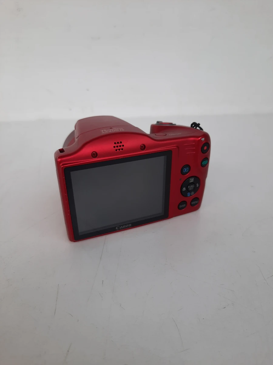 Canon PowerShot SX400 IS Bridgecamera (Rood) – Complete Set met Lader & SD-kaart