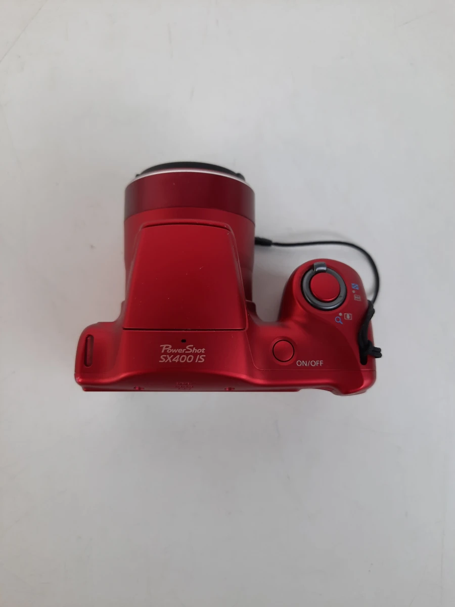 Canon PowerShot SX400 IS Bridgecamera (Rood) – Complete Set met Lader & SD-kaart