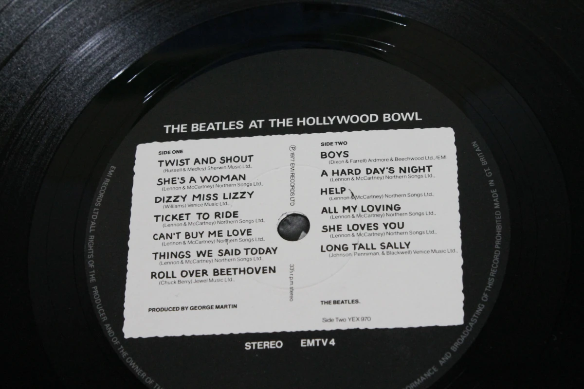 Vintage LP: The Beatles - The Beatles At The Hollywood Bowl