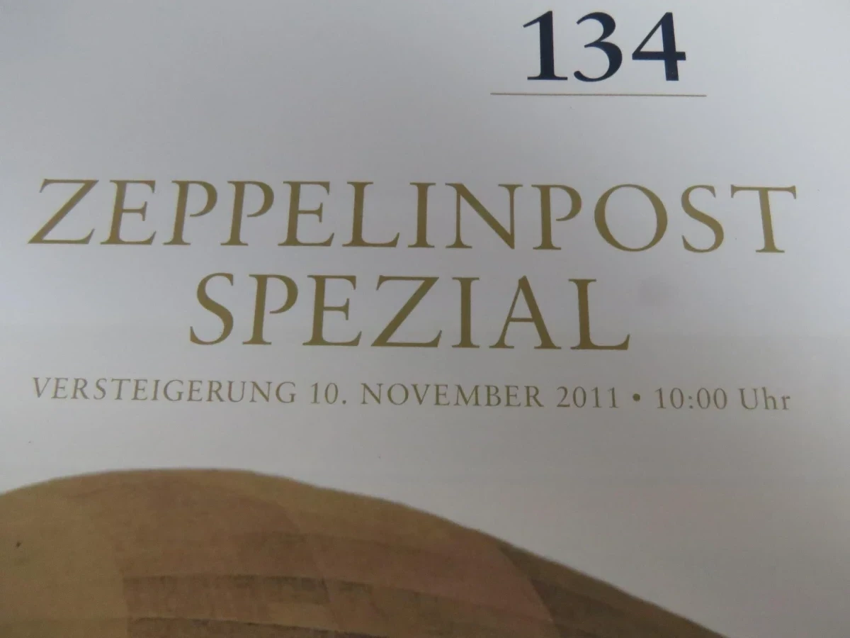 Duits Zeppelinpost boek