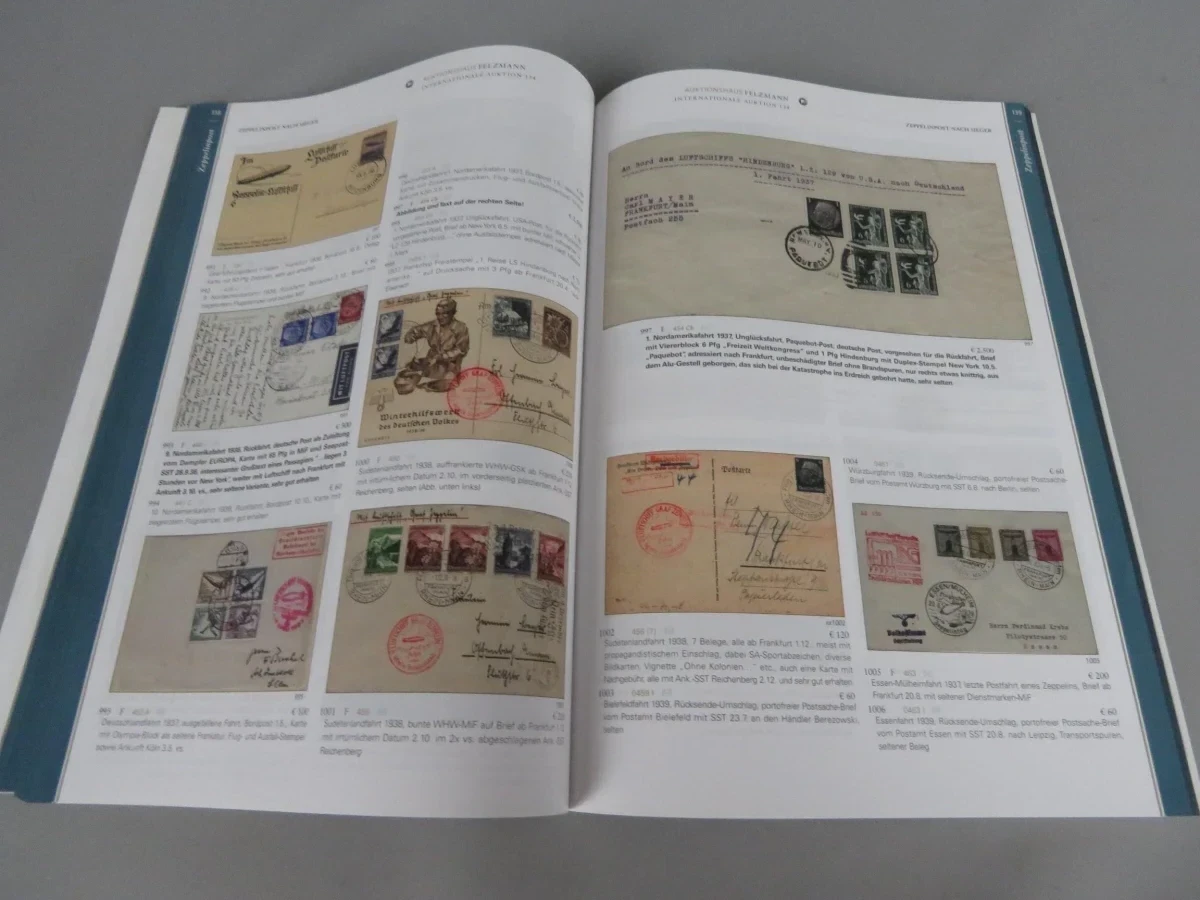 Duits Zeppelinpost boek
