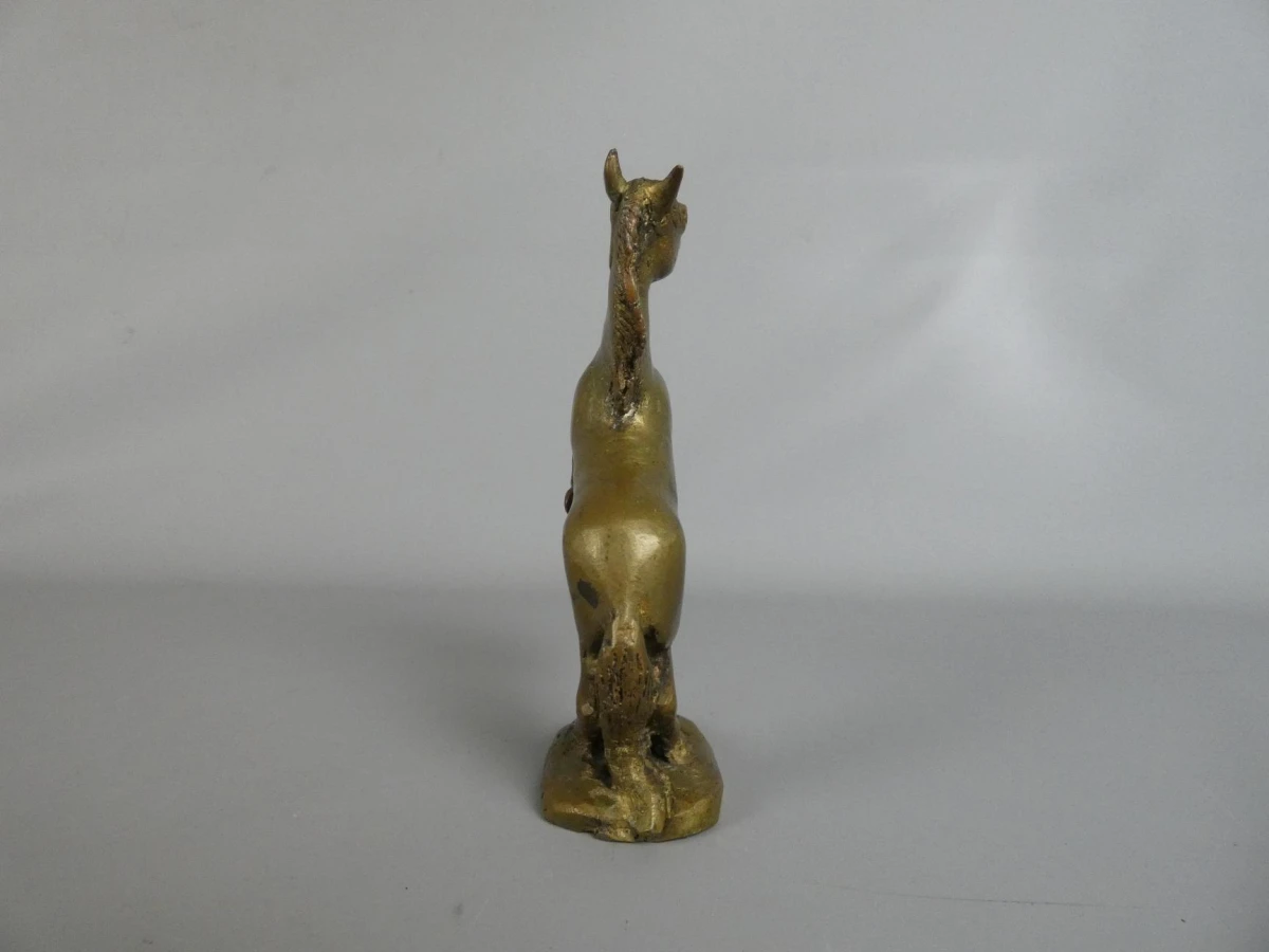 Bronzen Beeldje - Steigerend Paard