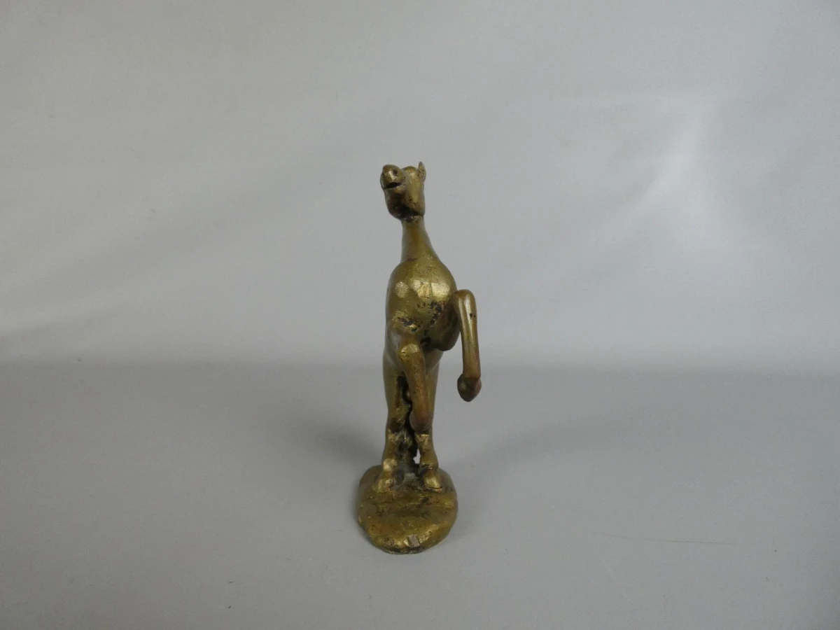 Bronzen Beeldje - Steigerend Paard