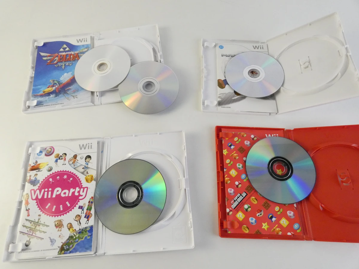 Nintendo Wii spelconsole (RVL-001 EUR) met accessoireset