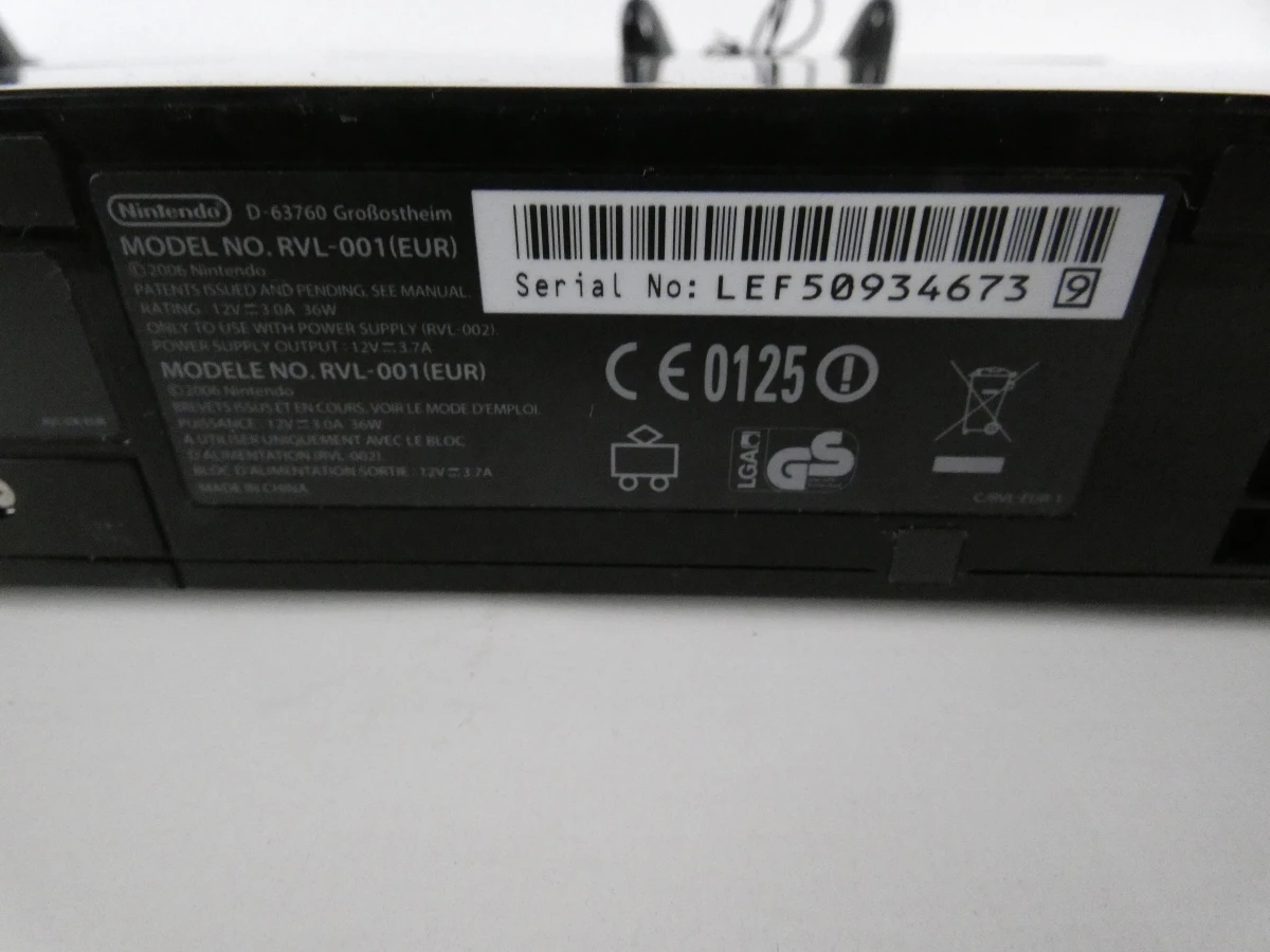 Nintendo Wii spelconsole (RVL-001 EUR) met accessoireset