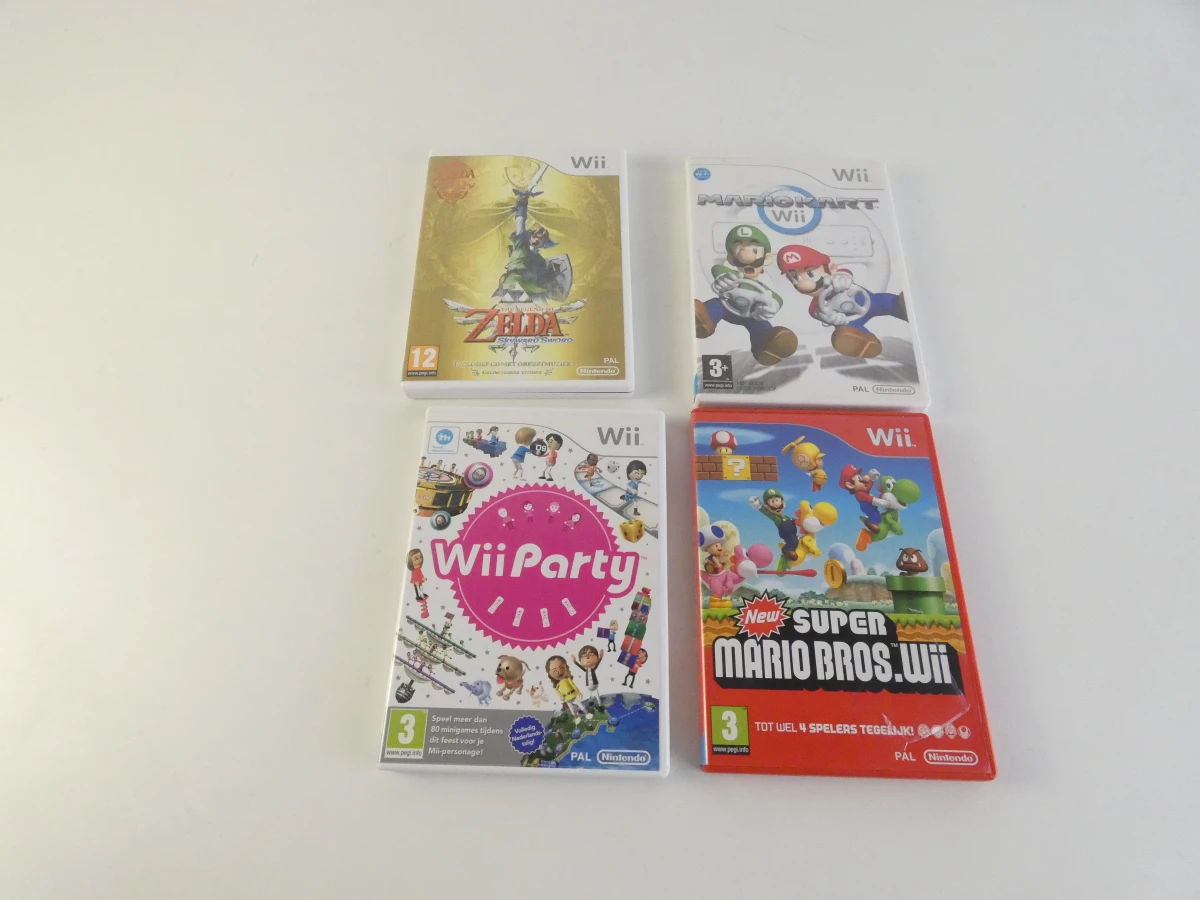 Nintendo Wii spelconsole (RVL-001 EUR) met accessoireset