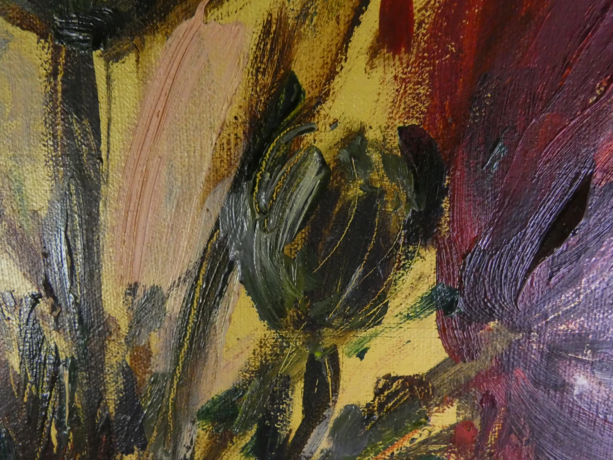 olieverfschilderij op doek – Gesigneerd Willem Jansen ('92)