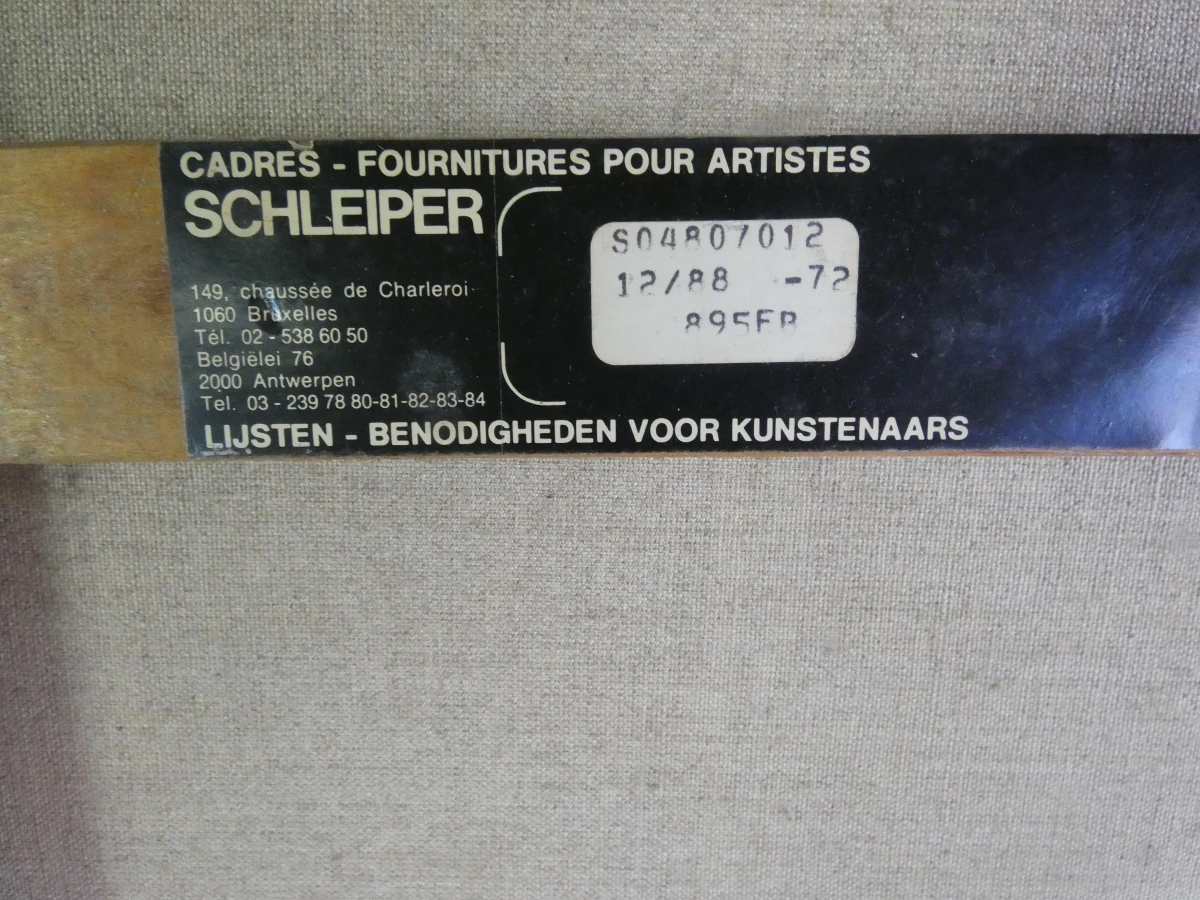 olieverfschilderij op doek – Gesigneerd Willem Jansen ('92)