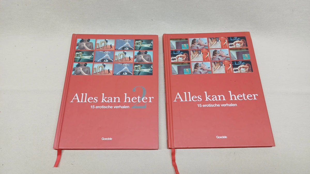 Set van 5 erotische boeken met verhalen en illustraties