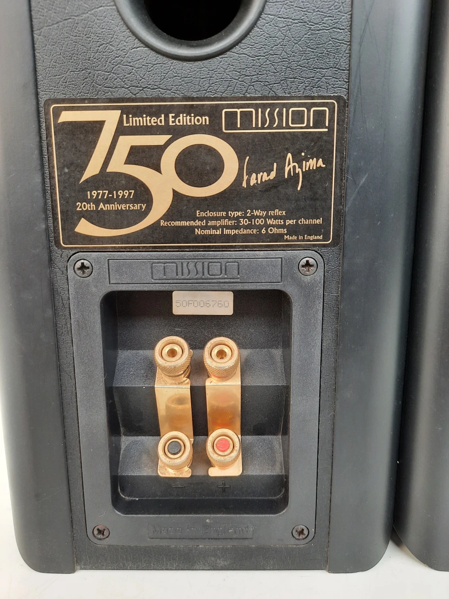 Mission 750 Limited Edition (Farad Azima) – High-End Boekenplank Speakers
