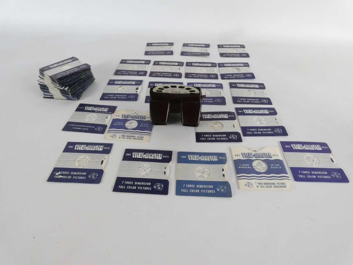 Vintage View-Master set met 3D-schijven