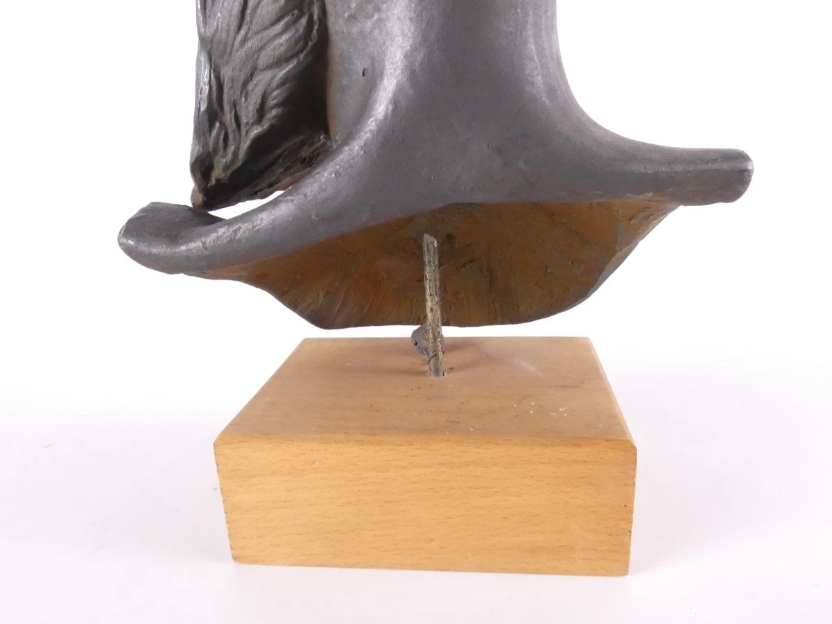 Replica Poseidon gipsen buste met Brons Look