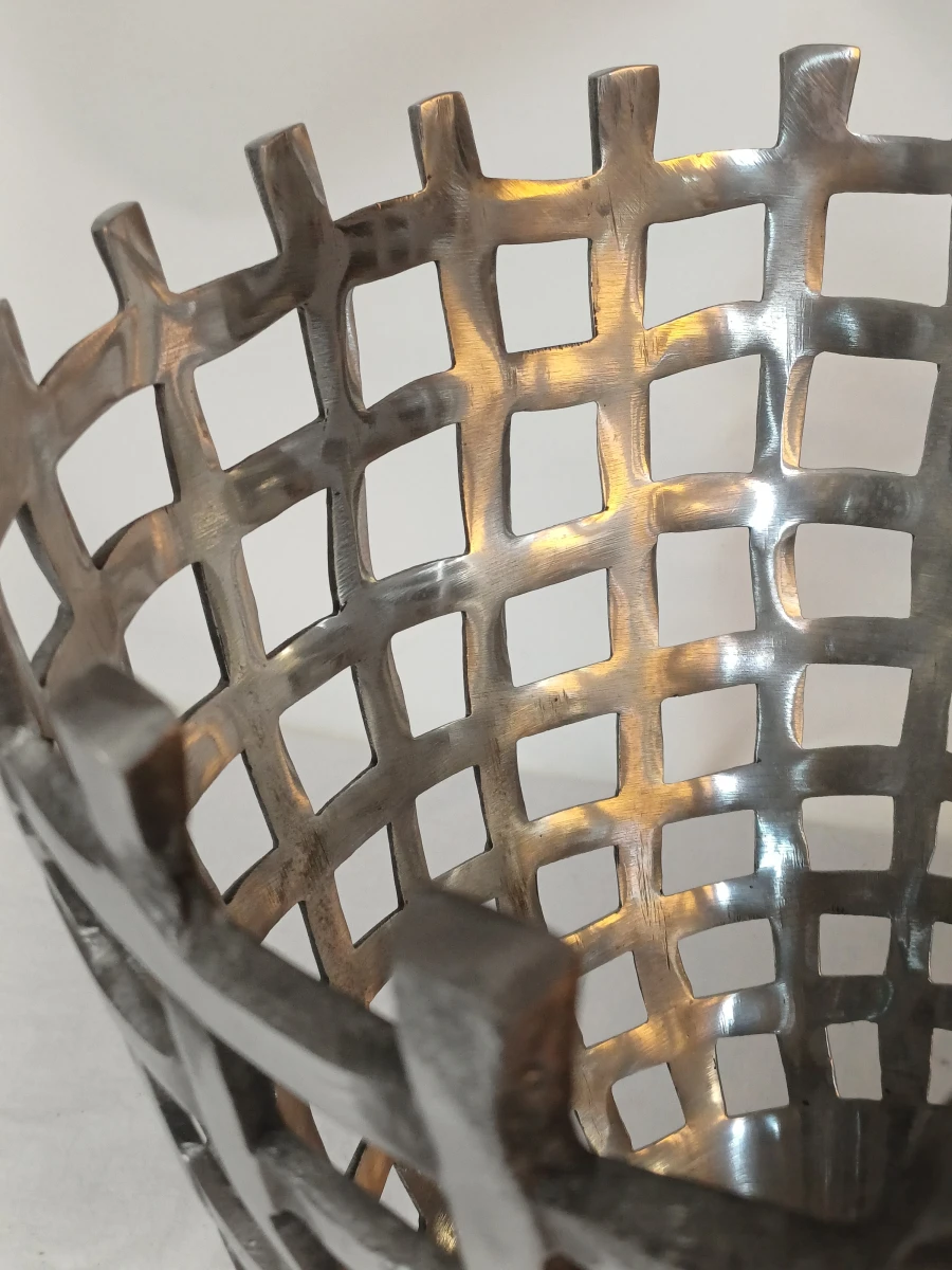 KARE Design Meshwork Alu Hoch design schaal in aluminium