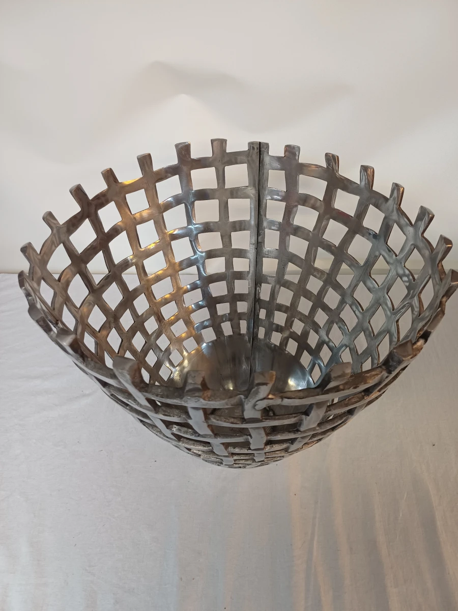 KARE Design Meshwork Alu Hoch design schaal in aluminium