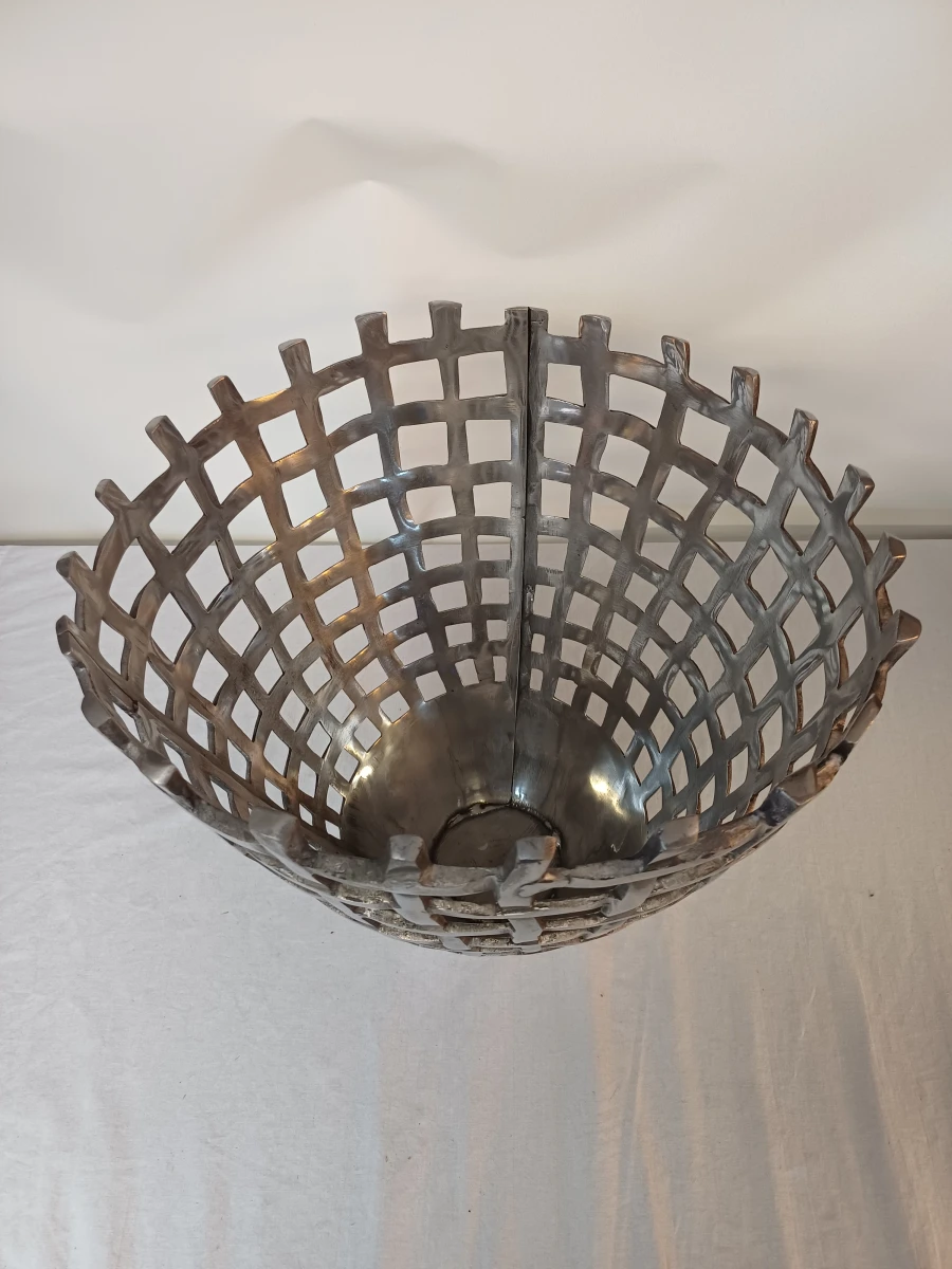 KARE Design Meshwork Alu Hoch design schaal in aluminium