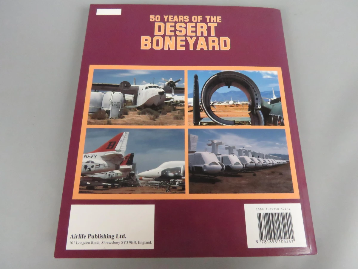 Boek vliegtuigkerkhof Amerika