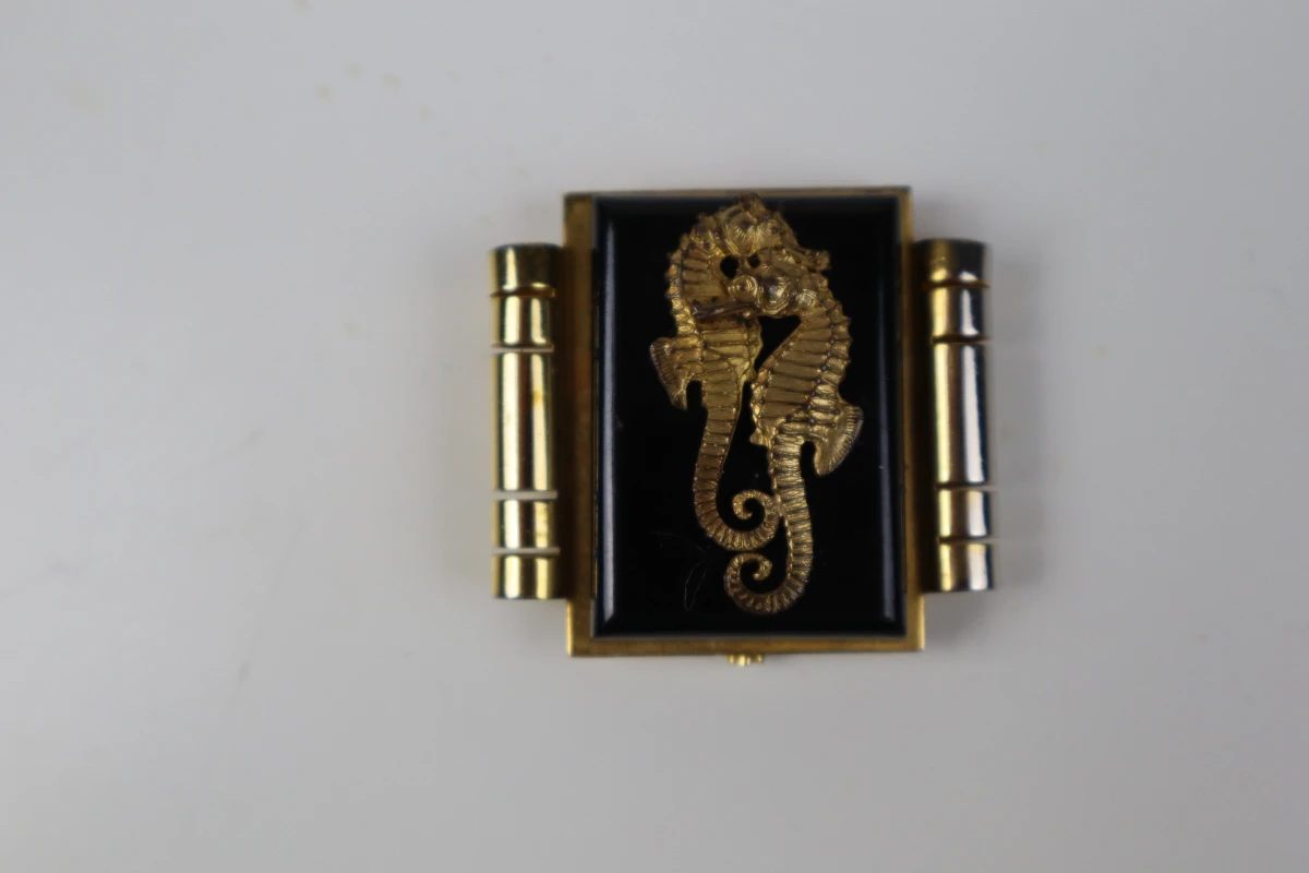Art Deco Jurkclip naar het ontwerp van Jean Painlevé
