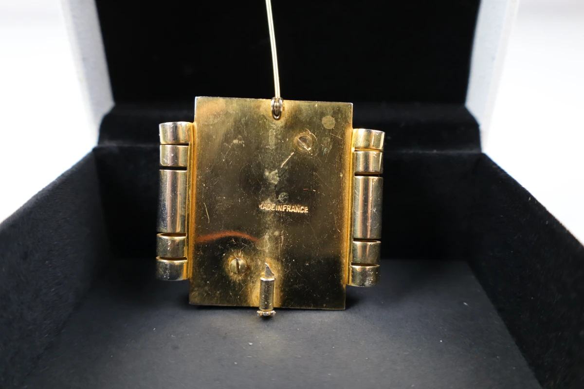 Art Deco Jurkclip naar het ontwerp van Jean Painlevé