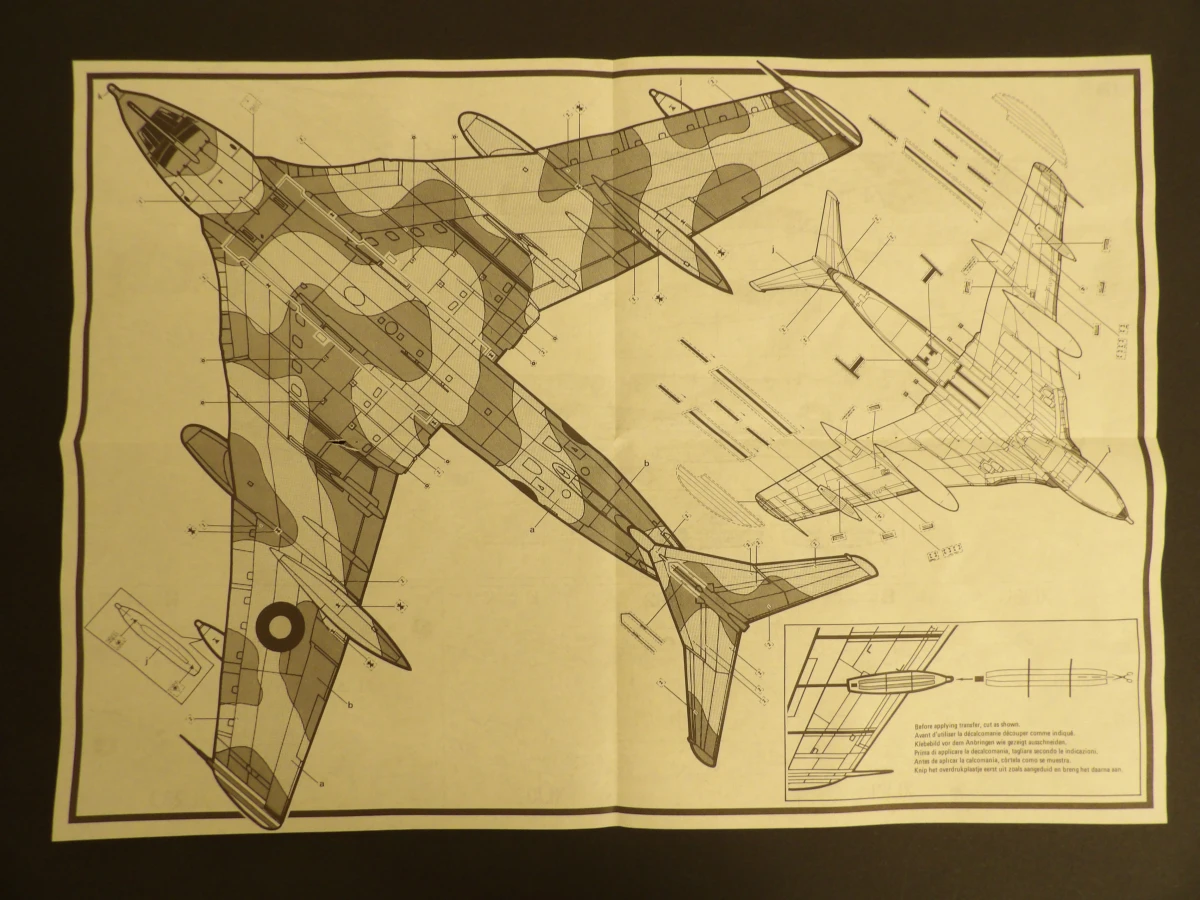 Modelbouw vliegtuig Handley Page Victor K2 Matchbox