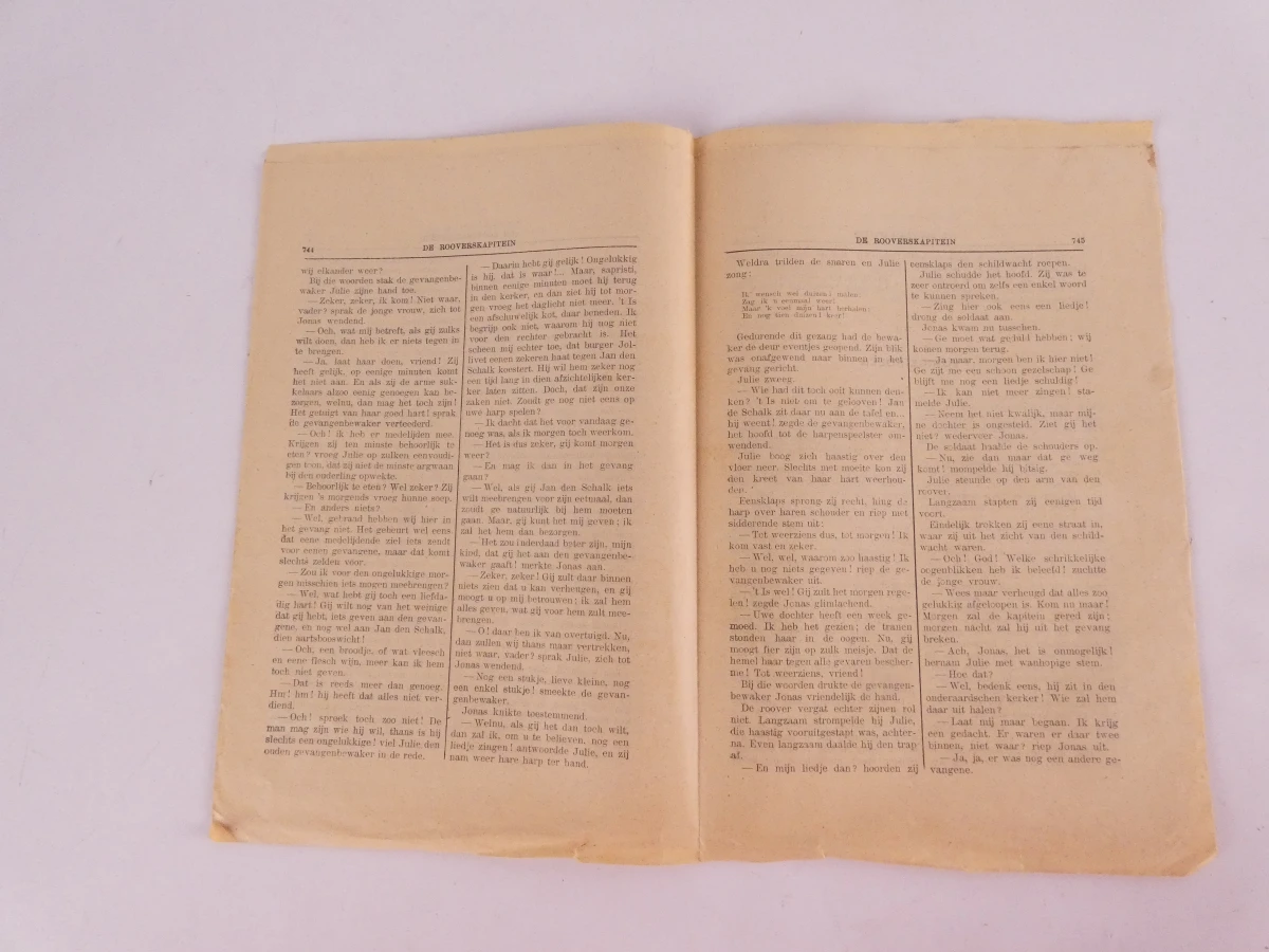 Oude tijdschriften De Rooverskaptein uit 1906-1908