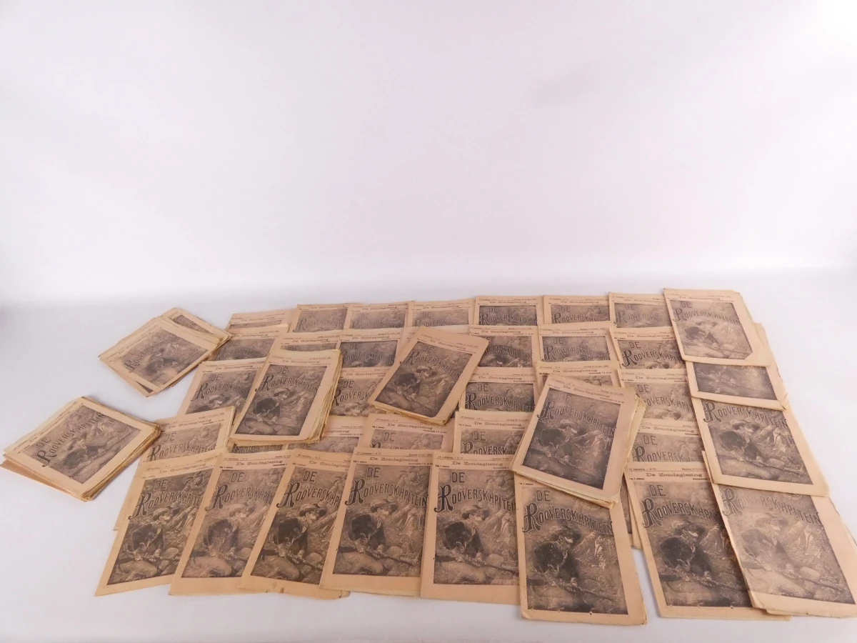 Oude tijdschriften De Rooverskaptein uit 1906-1908