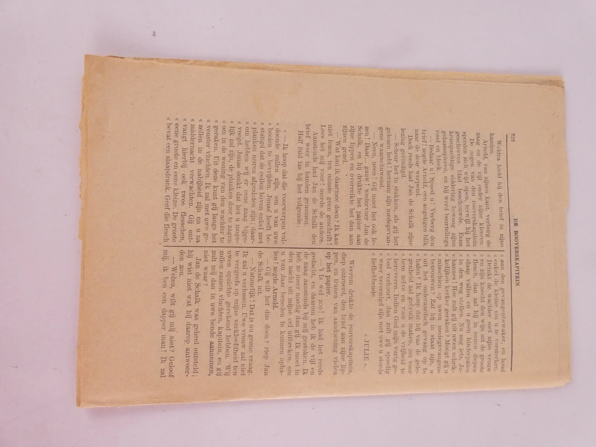 Oude tijdschriften De Rooverskaptein uit 1906-1908