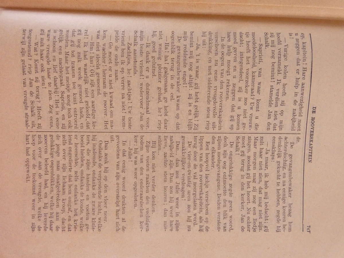 Oude tijdschriften De Rooverskaptein uit 1906-1908