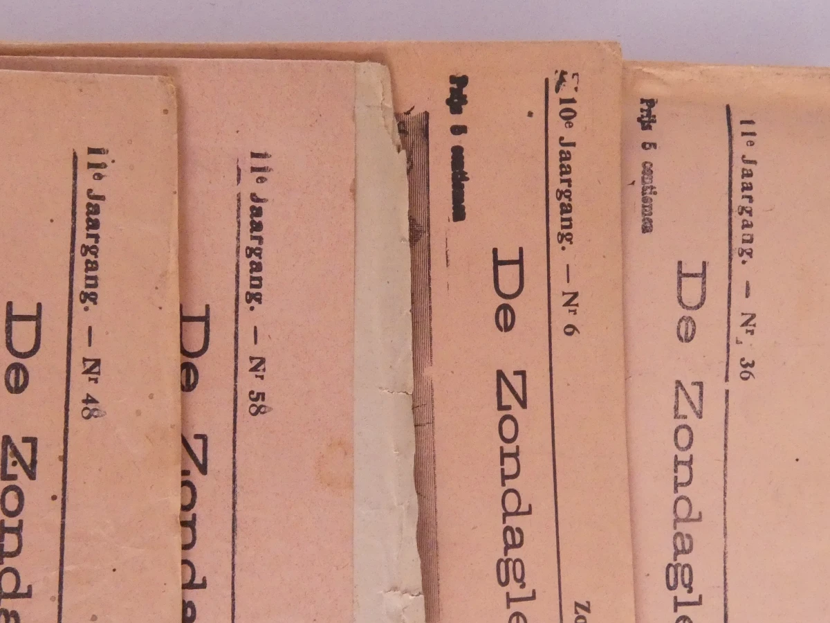 Oude tijdschriften De Rooverskaptein uit 1906-1908