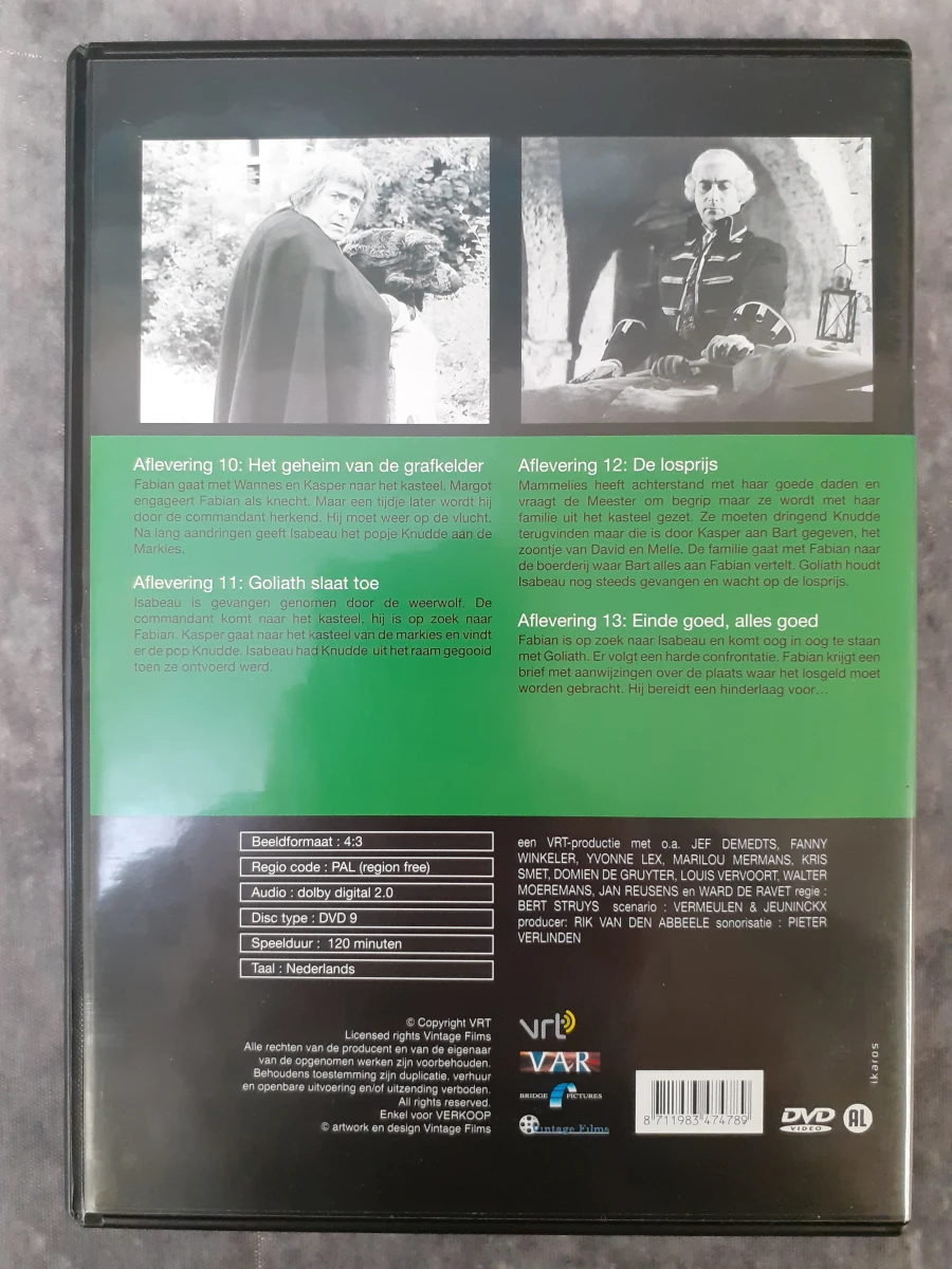 DVD: VRT Jeugdklassiekers Collectie: Johan en de Alverman, Fabian van Fallada en Het Zwaard van Ardoewaan - foto 22