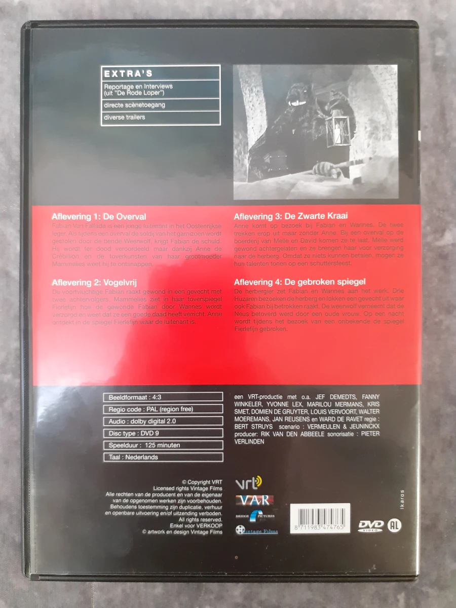 DVD: VRT Jeugdklassiekers Collectie: Johan en de Alverman, Fabian van Fallada en Het Zwaard van Ardoewaan - foto 18