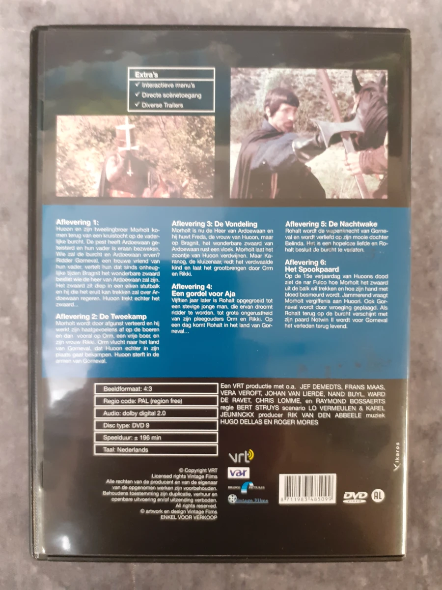 DVD: VRT Jeugdklassiekers Collectie: Johan en de Alverman, Fabian van Fallada en Het Zwaard van Ardoewaan - foto 29