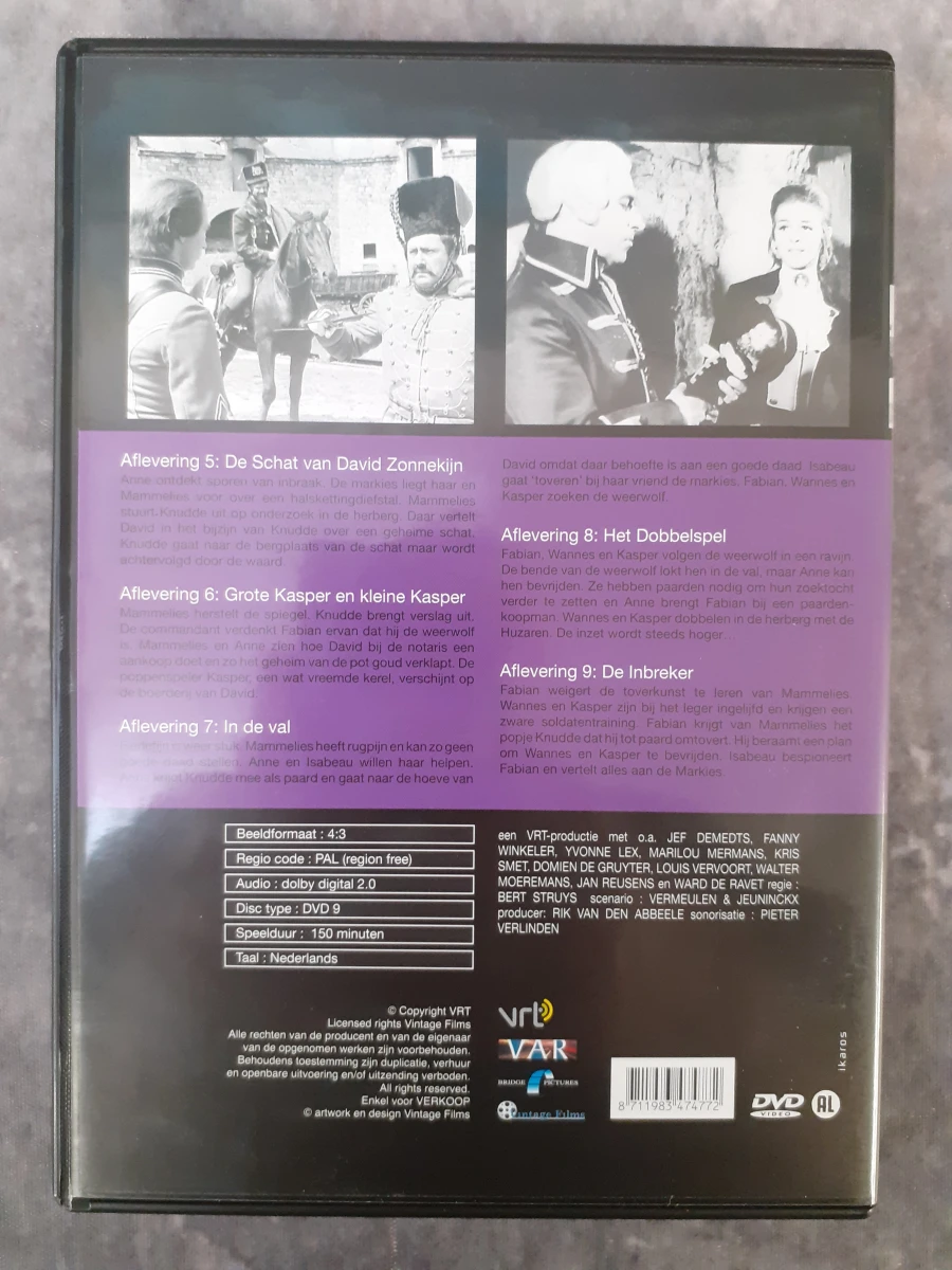 DVD: VRT Jeugdklassiekers Collectie: Johan en de Alverman, Fabian van Fallada en Het Zwaard van Ardoewaan - foto 20