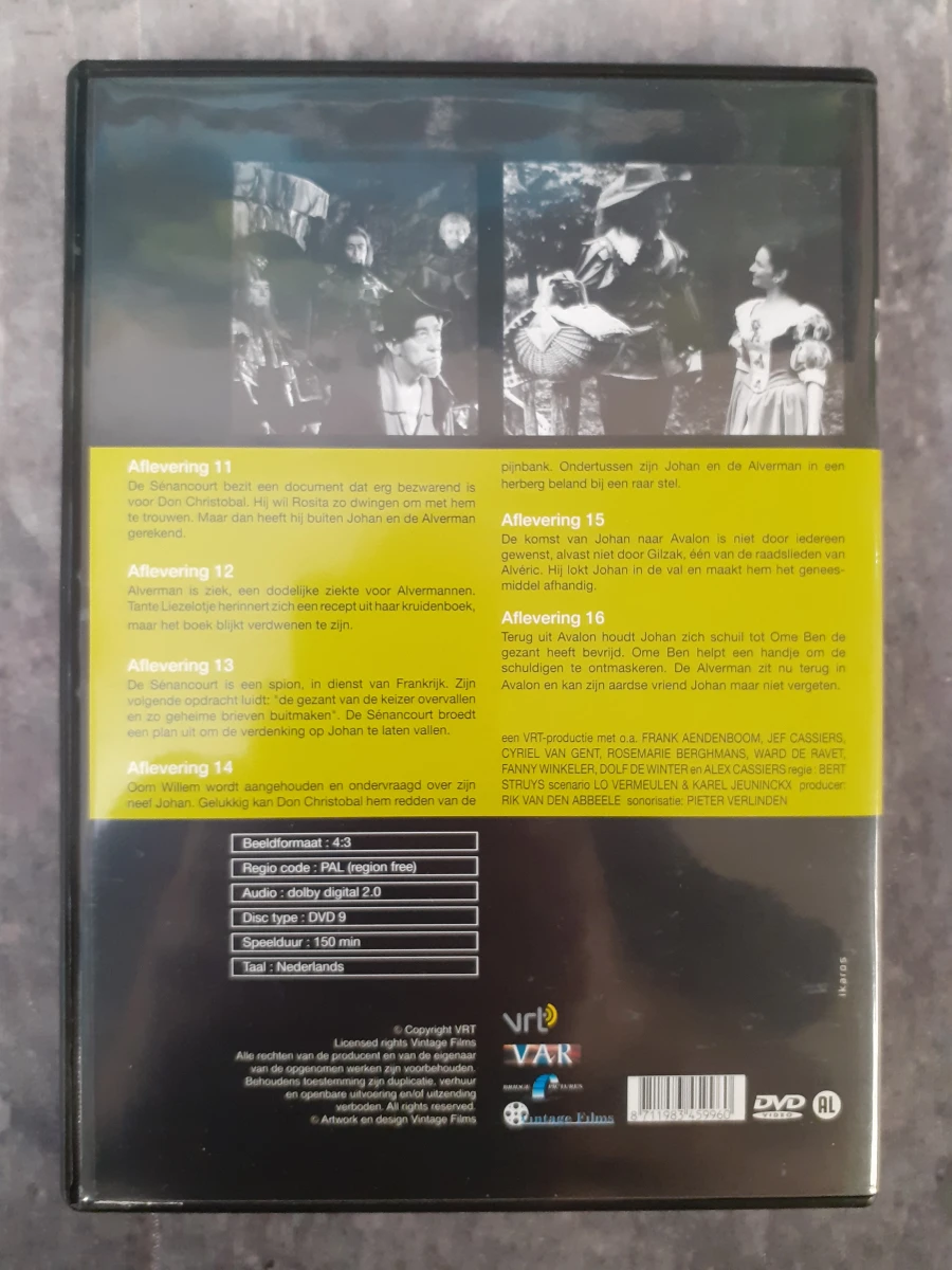 DVD: VRT Jeugdklassiekers Collectie: Johan en de Alverman, Fabian van Fallada en Het Zwaard van Ardoewaan - foto 10
